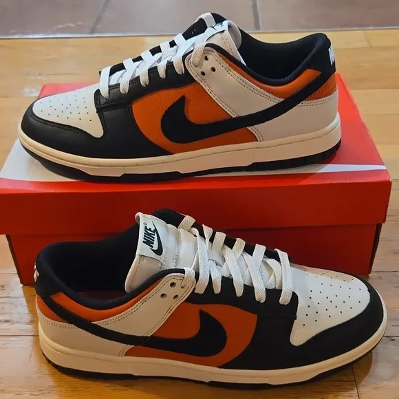Nike Dunk Low Retro Phanthom Black/Vintage Coral Size M8.5/W10 HQ4988 030 - Picture 2 of 7